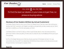 Tablet Screenshot of cardealercheck.com